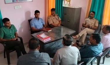 बानसूर थाने पर एसडीम राहुल सैनी ने ली सीएलजी सदस्यों की बैठक