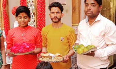 सकरायधाम में धूमधाम से मनाया जा रहा है नवरात्रा महोत्सव :रविवार को दिन भर लगा रहा दर्शन करने वालो का तांता