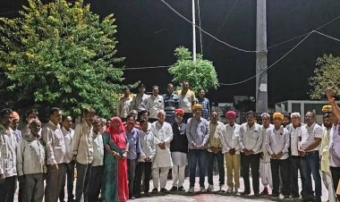 पाली के राजेन्द्र नगर में "हाथ से हाथ जोड़ो अभियान" के तहत बैठक आयोजित