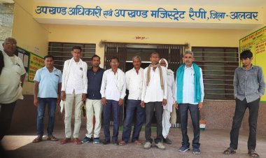 भारत निर्माण राजीव गांधी सेवा केन्द्रो के सुरक्षा गार्डो ने अपना भुगतान दिलाने के लिए रैणी एसडीएम को लिखित मे किया निवेदन