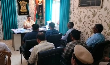 बानसूर में मेले की तैयारी को लेकर एसडीएम ने ली बैठक