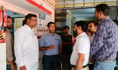 बानसूर एसडीएम ने उप जिला अस्पताल का निरीक्षण किया