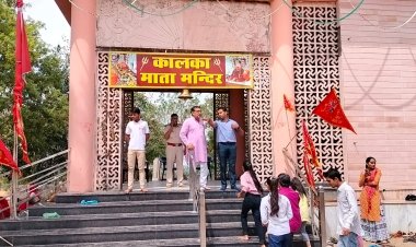 बानसूर में कालका माता का मेला भरा, सुरक्षा के रहे पुख्ता इंतजाम