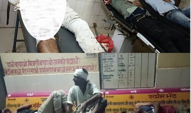 रिश्तेदार के प्लॉट को लेकर मोबाइल पर हुई कहासुनी खूनी संघर्ष में बदली: 7 घायल अलवर रेफर