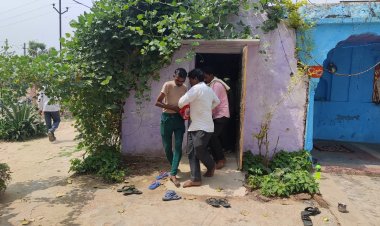 हनुमान मंदिर पर एक साधु का शव संदिग्ध अवस्था में मिला