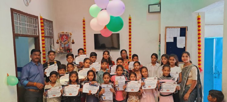 सृजन विद्यापीठ के बच्चों ने मनाया वार्षिकोत्सव