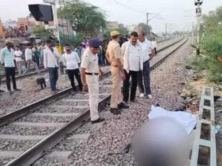 जनशताब्दी एक्सप्रेस से गिरकर युवक की मौत: बयाना जंक्शन के लाल दरवाजा रेलवे फाटक की घटना