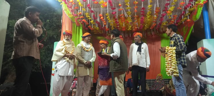 चंवरा के राम दरबार जलेश्वर दातार बालाजी मंदिर में स्वामणी प्रसाद का आयोजन