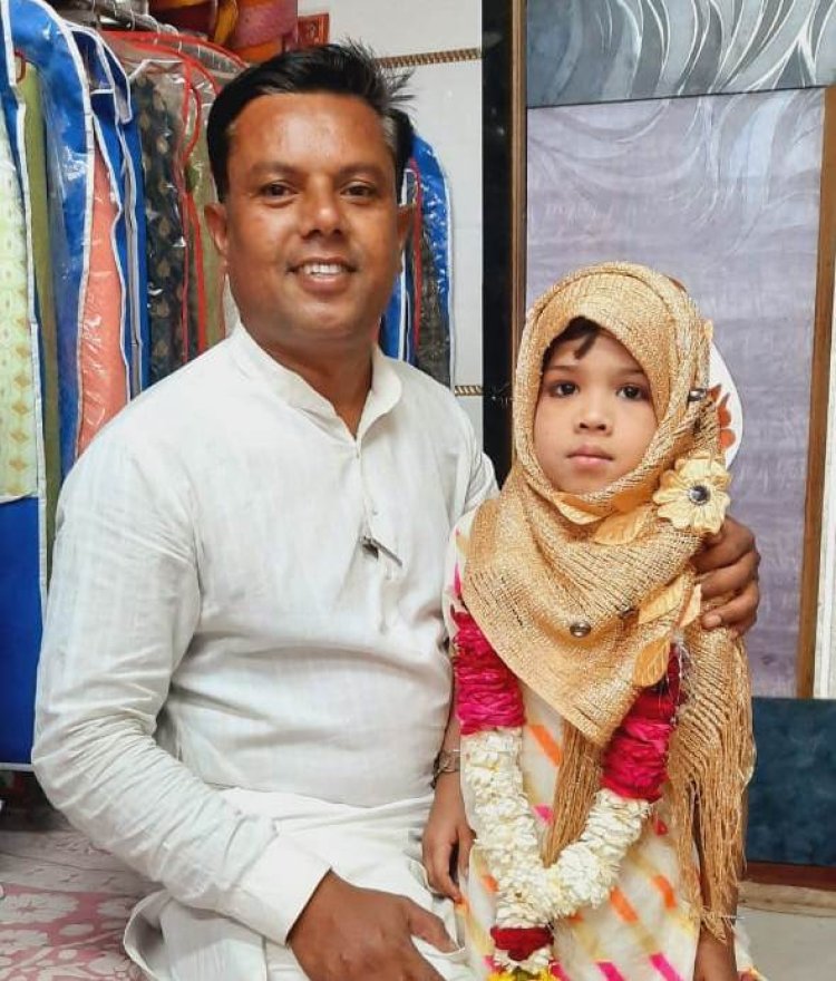 6 वर्षीय अनाबिया बानो की जिद्द के आगे घर वालो ने मानी हार: पहला रोजा रख की इबादत