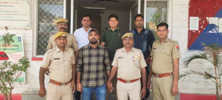 सुमेरपुर थाना क्षेत्र का इनामी स्थाई वारंटी बदमाश गिरफ्तार