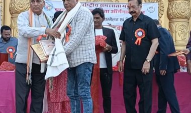 पत्रकार मनोज खेदड़ को मिला राजस्थान समरसता रत्न अवार्ड