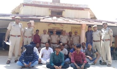 ऑपरेशन सुदर्शन के तहत भरतपुर पुलिस की कार्यवाही: विभिन्न आरोपों में 329 अपराधियों को धर दबोचा