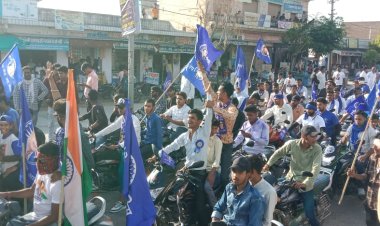 बाबा साहेब भीमराव अंबेडकर जयंती पर उदयपुरवाटी में निकाली विशाल ऐतिहासिक शोभायात्रा