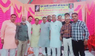 समाज कल्याणी मुखी हीरानंद रोघा की पुण्यतिथि पर सौ से अधिक वरिष्ठ नागरिकों का सम्मान
