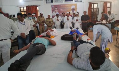 निरंकारी रक्तदान शिविर में 238 यूनिट रक्त एकत्रित  मानव एकता संत समागम 24 अप्रैल को