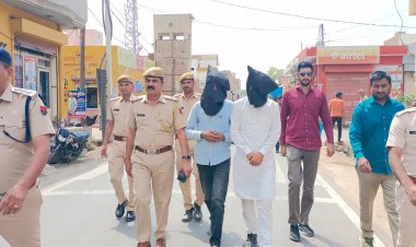 गजसिंहपुर में युवतियों से छेड़छाड़ करने वाले दोनों मजनूओ को पुलिस ने बापर्दा किया गिरफ्तार