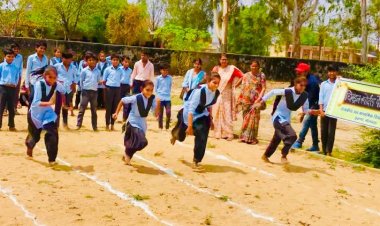 हलेड़ मेंचिल्ड्रन स्पोर्ट्स फ़ेस्टिवल का हुआ आयोजन