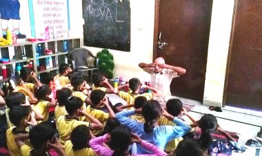 रॉयल पब्लिक स्कूल में योग का हुआ आयोजन