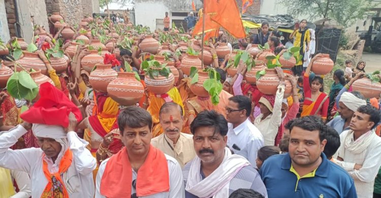 नौगांवा तहसील के सुन्हेड़ा गाँव में त्रिदिवसीय रामकथा का आयोजन