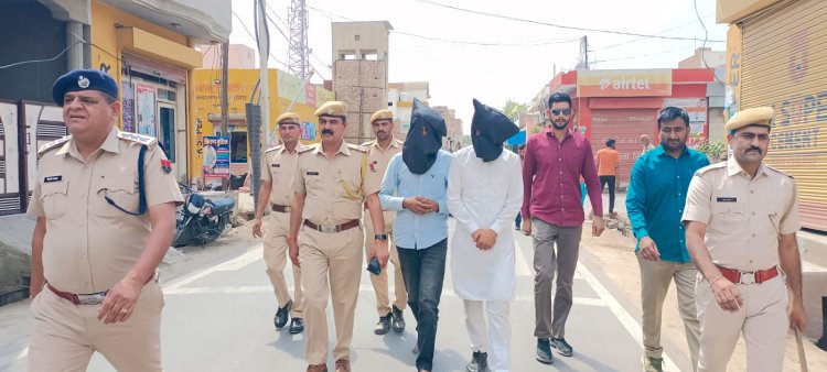 गजसिंहपुर में युवतियों से छेड़छाड़ करने वाले दोनों मजनूओ को पुलिस ने बापर्दा किया गिरफ्तार