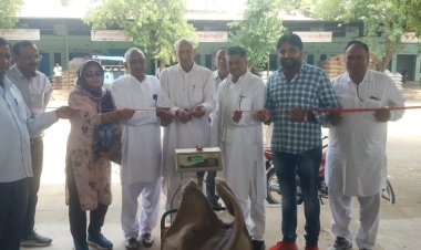 समर्थन मूल्य पर सरसों,चना खरीद केंद्र का शुभारंभ