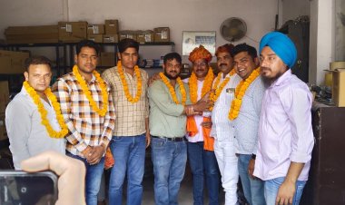 हरबीर चौधरी को बनाया रामगढ़ भाजपा युवा मोर्चा का अध्यक्ष