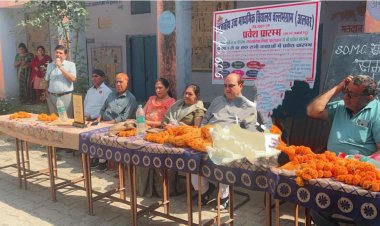 वल्लभग्राम के विद्यालय में एसडीएमसी मीटिंग का आयोजन