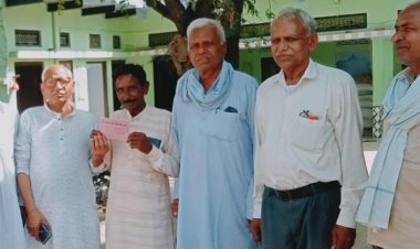 बाबा गरीबनाथ बालिका छात्रावास हेतु नांगल सालिया से भामाशाहों ने किया आर्थिक सहयोग