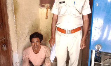 धारदार चाकू के साथ एक युवक को किया गिरफ्तार