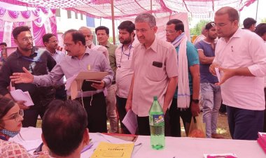 डीएलबी निदेशक शर्मा ने किया महंगाई राहत शिविर का निरीक्षण