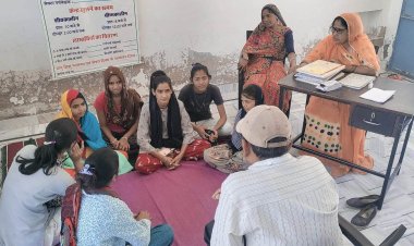 किशोर बालिकाओं को दी शिक्षा व स्वास्थ्य की जानकारी
