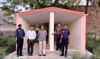 स्काउट गाइड प्रशिक्षण केंद्र का मंडल स्तरीय  अधिकारियों ने किया निरीक्षण