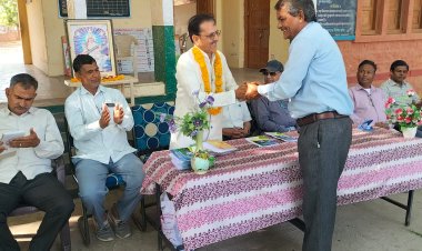 करुणा इंटरनेशनल प्रधान कार्यालय चेन्नई के पधाधिकारियो ने किया तखतगढ़ का दौरा