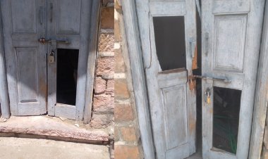 बालिका विद्यालय में अज्ञात चोरों ने किया चोरी करने का प्रयास