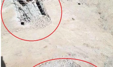 भ्रष्टाचार मुक्त रामगढ़ विधानसभा का दावा:  निर्माण के दौरान ही टूटा-बिना गुणवत्ता का कार्य