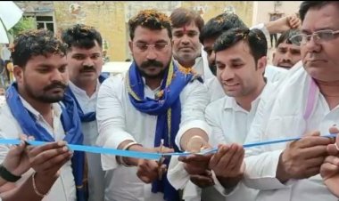 नारायणपुर के बिलाली गांव में आज बाबा साहब  भीमराव अंबेडकर की मूर्ति का हुआ अनावरण