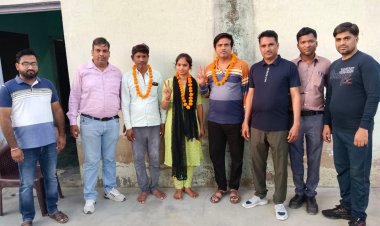 सपना शर्मा ने 88% अंक प्राप्त कर किया विद्यालय व परिजनों का नाम रोशन: विद्यालय परिवार ने किया छात्रा का स्वागत