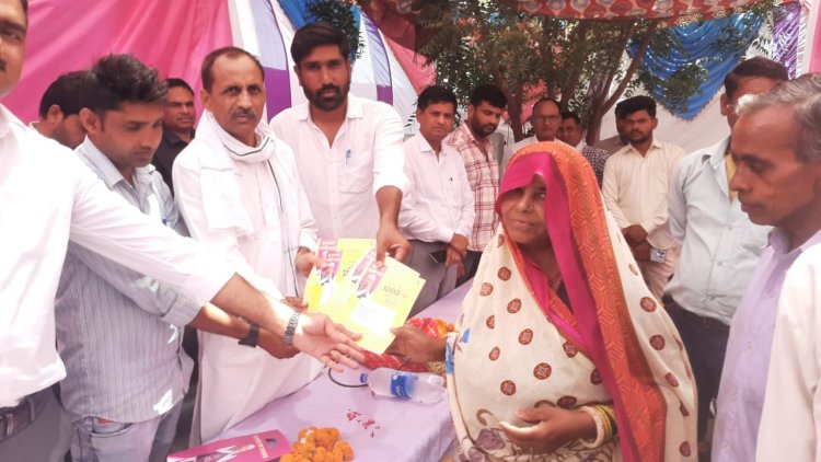 जहानपुर में प्रशासन गांव के संग शिविर में पहुंचे कैबिनेट मंत्री भजनलाल जाटव