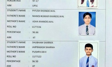 शैलोम विद्यालय ने 10 वी बोर्ड में दिया सर्वश्रेष्ठ परीक्षा परिणाम