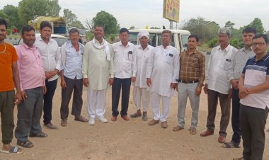 जयपुर माली महासंगम में गांवों से हजारों की तादाद में लोग रवाना होकर पहुंचे