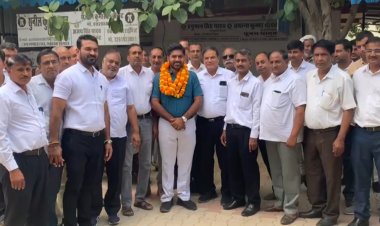 बहरोड़ बार एसोसिएशन के अधिवक्ताओं से मिले बीजेपी नेता मोहित यादव