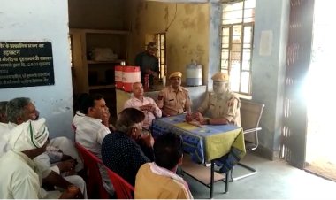 वैर थाना अधिकारी ने ली सीएलजी सदस्यों की बैठक