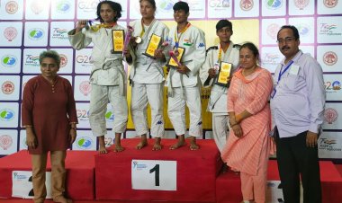 66 वें नेशनल स्कूल गेम्स-जूडो में राजस्थान को मिले तीन पदक:भीलवाड़ा की नेहा ने जीता कांस्य