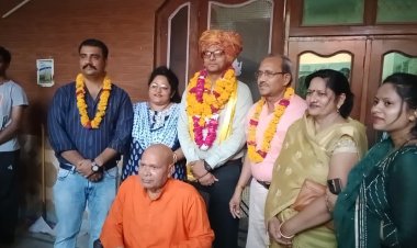 केंद्रीय सचिवालय सेवा संगठन का अध्यक्ष बनने पर आर्य का हुआ भव्य नागरिक अभिनंदन