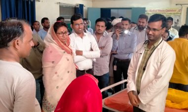 उद्योग एवं देवस्थान मंत्री शकुंतला रावत ने नारायणपुर चिकित्सालय का किया औचक निरीक्षण