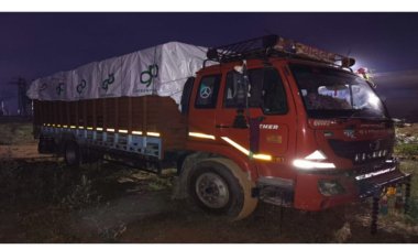 चौपानकी  थाना क्षेत्र से चुराई गई आयशर केन्टरा नूंह - बङकली रोङ (हरियाणा) से बरामद