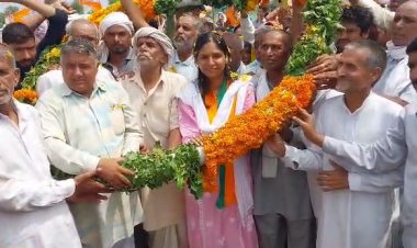 "बहरोड़ बचाओ" जनजागृति यात्रा  तृतीय दिवस पर गंडाला से शुरू होकर बहरोड़ पहुंची