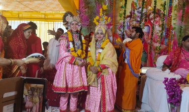 जागीरदावाला के राधा गोविंद मंदिर में होगा हवन एवं विशाल भंडारा:श्रीमद् भागवत कथा में रुक्मणी विवाह में हुआ कन्यादान