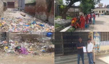 नगरपालिका के सफाई कर्मियों ने वेतन बढ़ोतरी व सफाई के कार्य को चालू करवाने की मांग को लेकर एसडीएम को ज्ञापन सौंपा