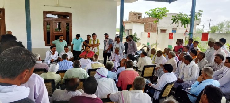 ब्राह्मण युवक की हत्या के खुलासे की मांग, बैठक कर विधायक बाबूलाल बैरवा से मिले समाज के लोग